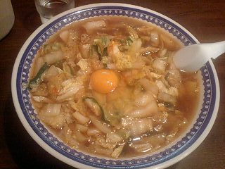 彩華 サイカラーメン大(玉子入)@大阪上六店