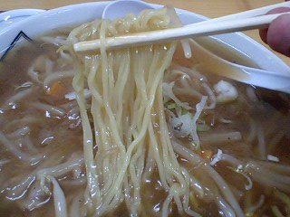 ラーメン武蔵 もやしラーメン 麺