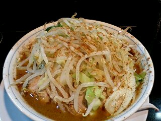 ラーメンたくのじ スパイシーカレー(野菜増し)@東梅田