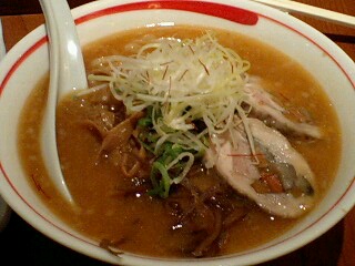 おちゃらん屋 辛味噌鶏ゴボウらーめん@ヨドバシカメラ店
