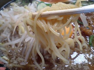 餃子の王将 徳島風ラーメン 麺