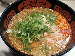 希望軒 ごま味噌ラーメン(ピリカ麺大盛)@梅田太融寺店