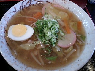 かぶら あんかけらーめん@JRマキノ駅