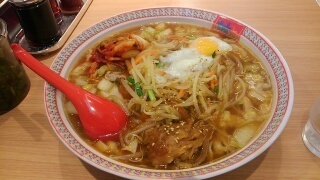 神座 秋のピリ辛牛カルビラーメン@天王寺MIOプラザ店