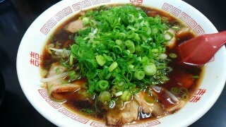 新福菜館 中華そば(大)@大津京店