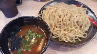麺屋 縁一 超濃厚魚介つけ麺(大盛)@西宮