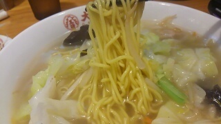 大阪王将 ちゃんぽん 麺