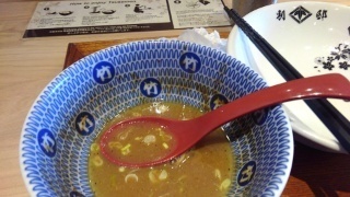 別邸たけ井 濃厚鶏豚骨(つけ麺) スープ割
