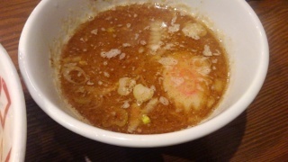 玉五郎 煮干つけ麺(大盛) スープ